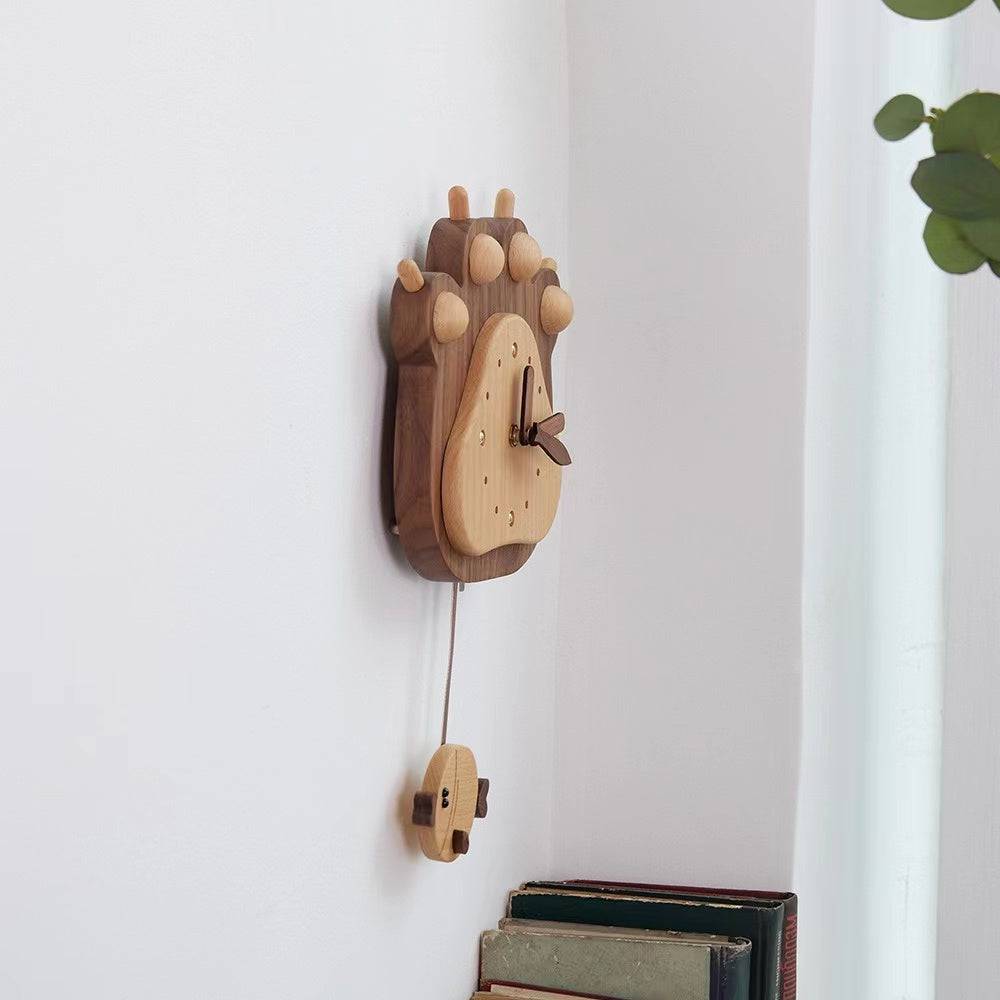 Handmade Wooden Wall Clock - EaseWoo