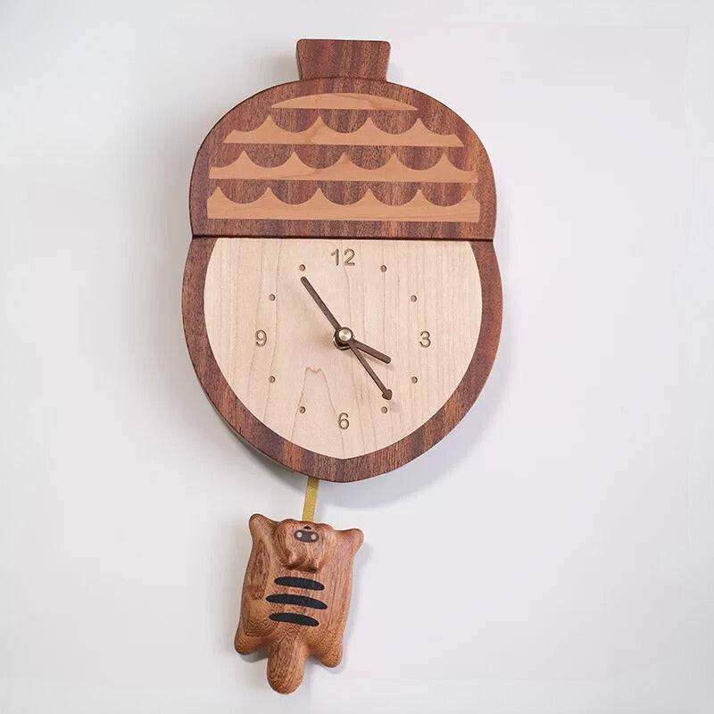 Handmade Wooden Wall Clock - EaseWoo