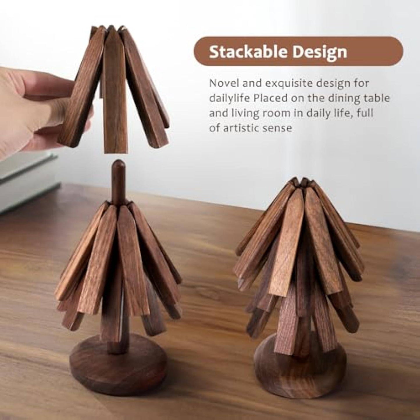 Pine Tree Heal lnsulation Coasters Set - EaseWoo
