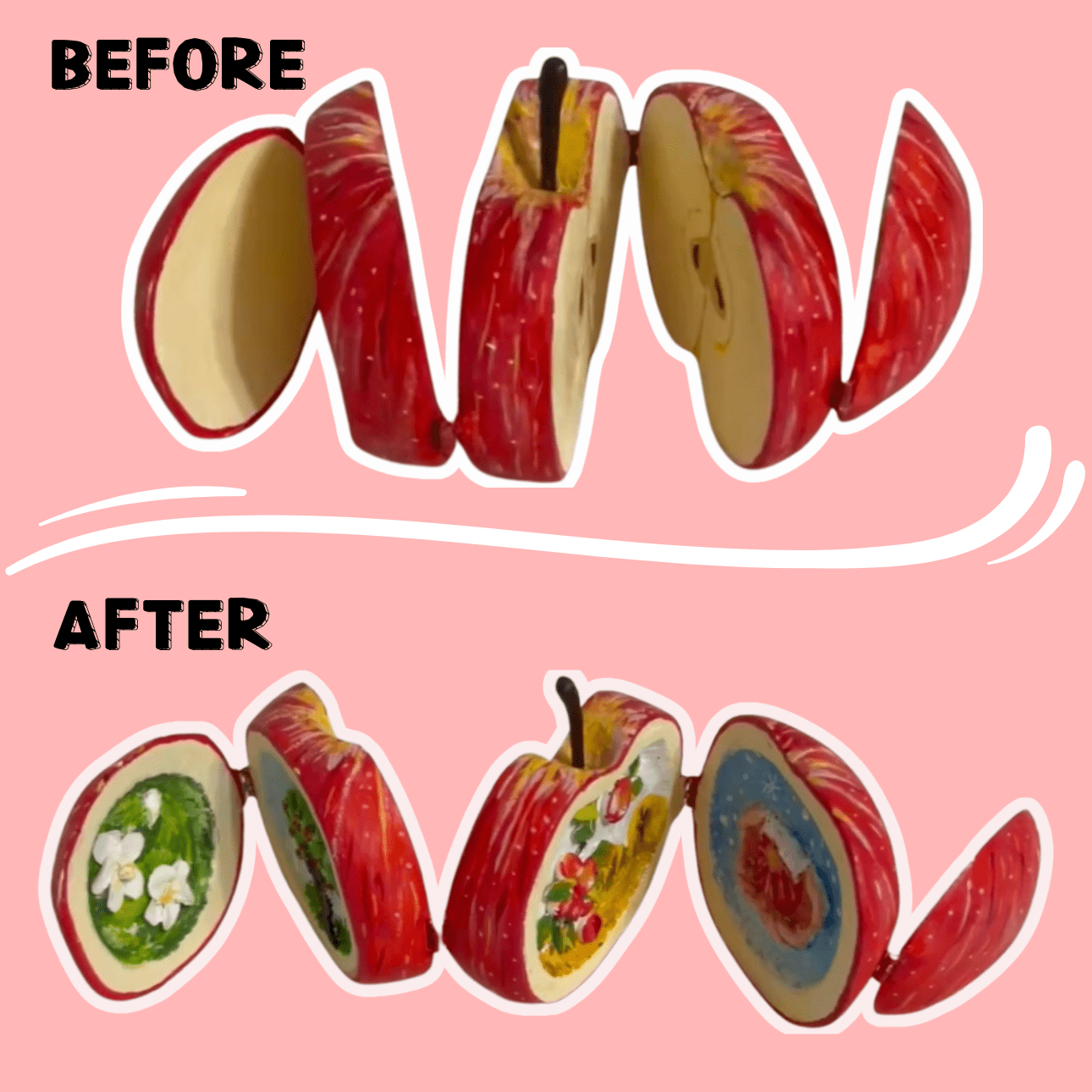 DIY Handmade Apple Craft Kit - EaseWoo