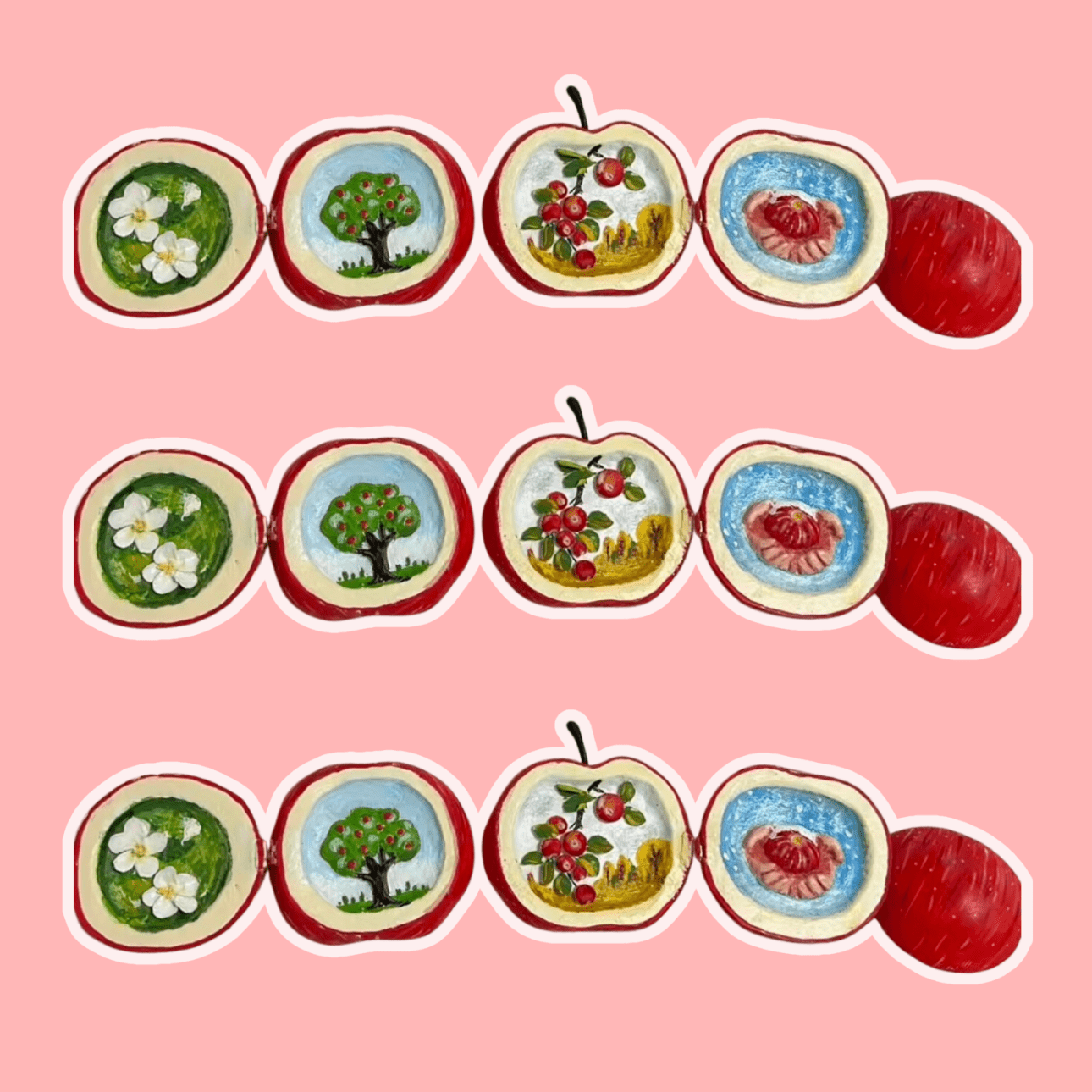 DIY Handmade Apple Craft Kit - EaseWoo