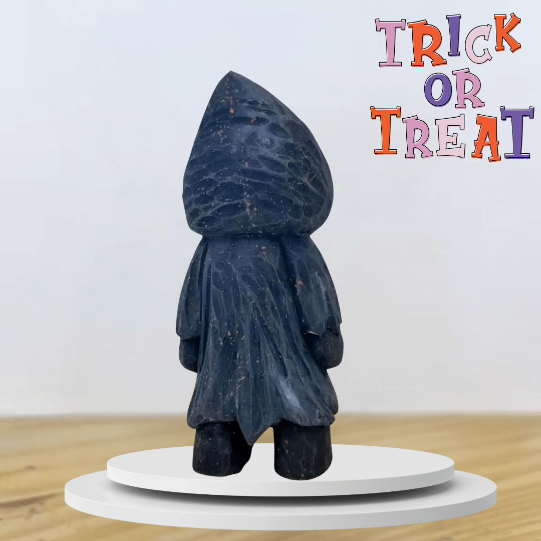 Halloween Wood Carving Ghost Face - EaseWoo