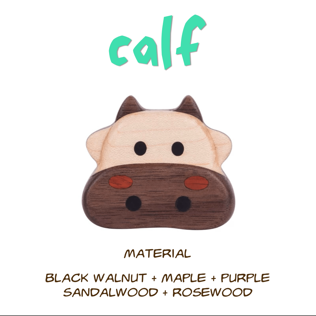 Handmade Super Cute Animals Wooden Fridge Magnet - EaseWoo