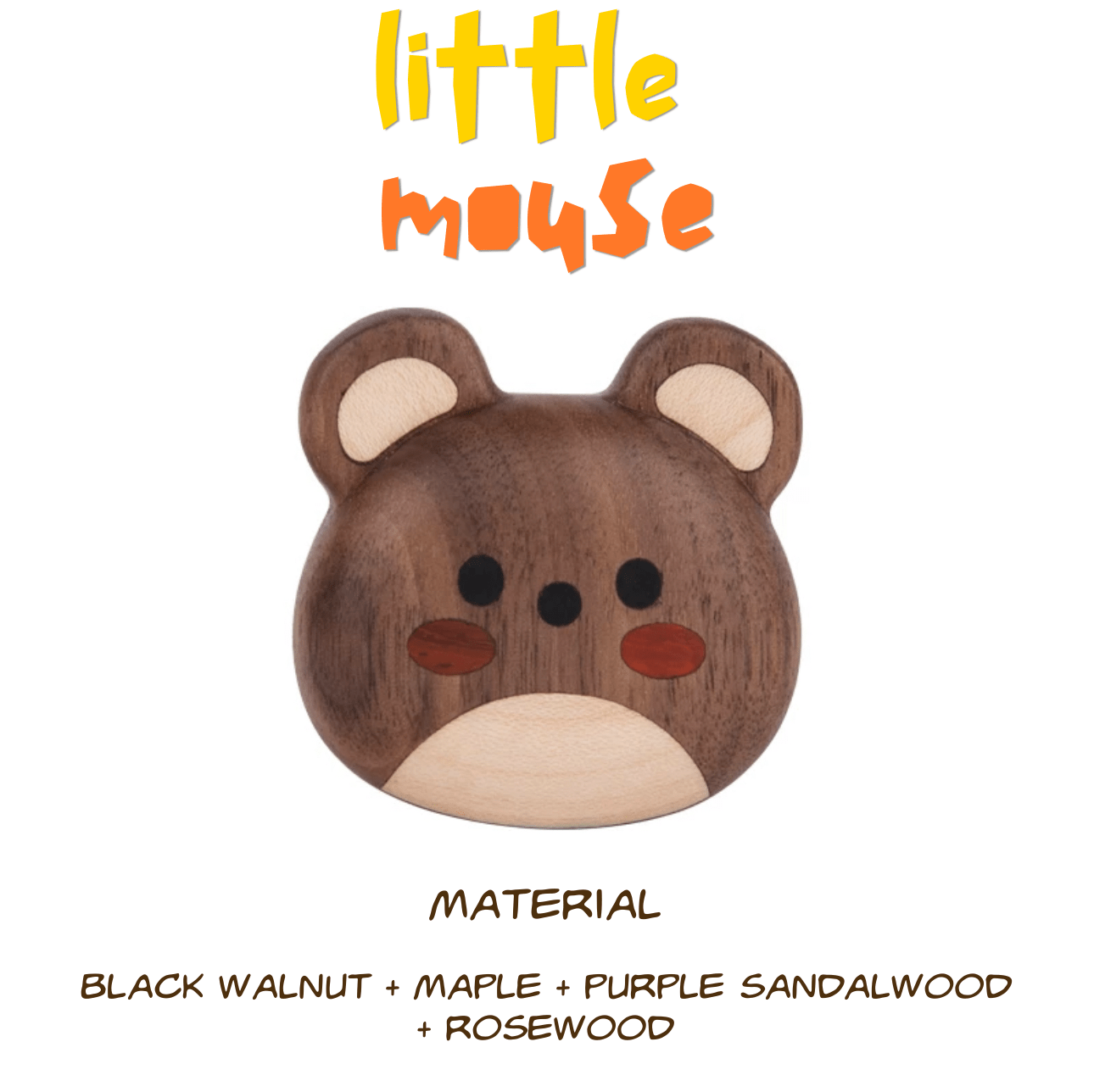 Handmade Super Cute Animals Wooden Fridge Magnet - EaseWoo