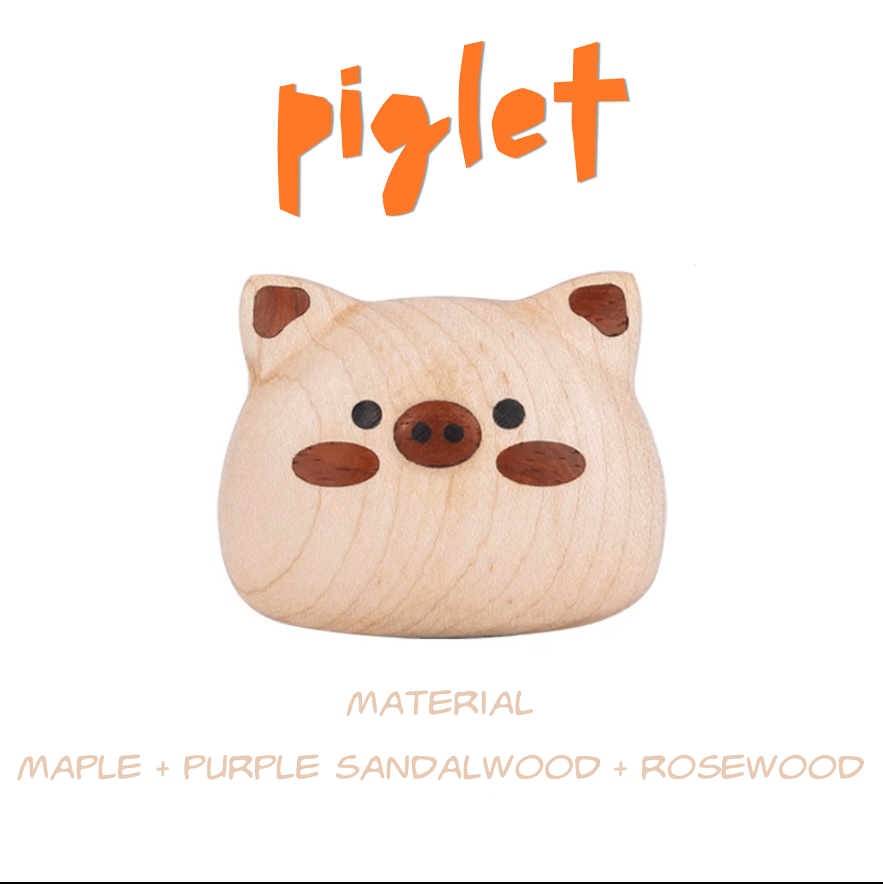 Handmade Super Cute Animals Wooden Fridge Magnet - EaseWoo
