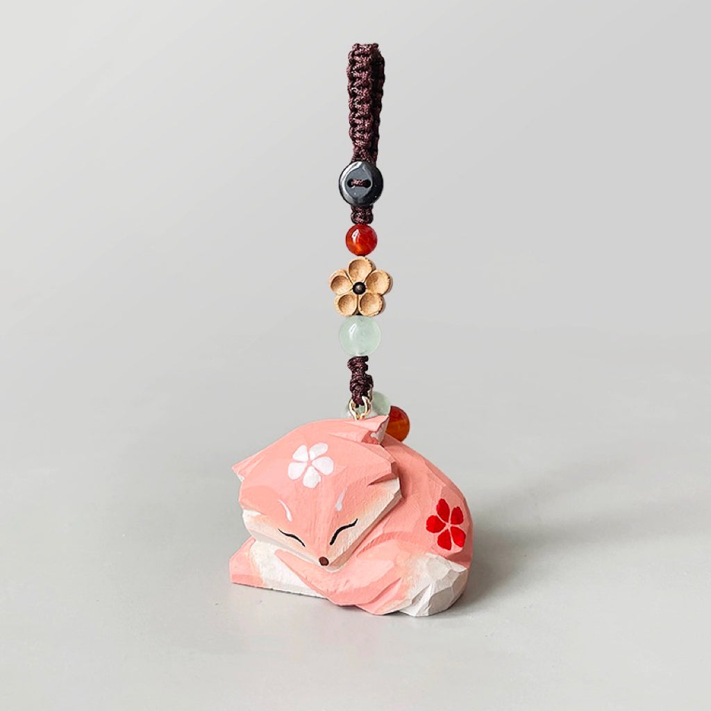 Hand-carved Small Animals Keychain - EaseWoo