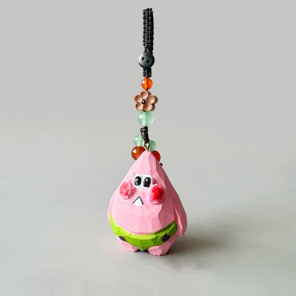 Hand-carved Small Animals Keychain - EaseWoo