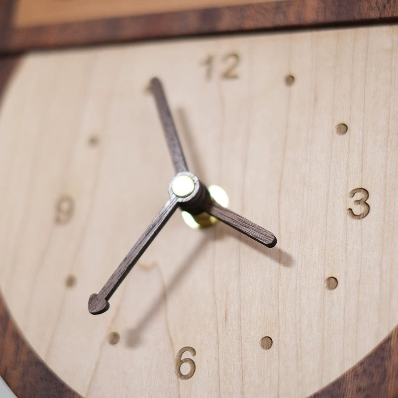 Handmade Wooden Wall Clock - EaseWoo