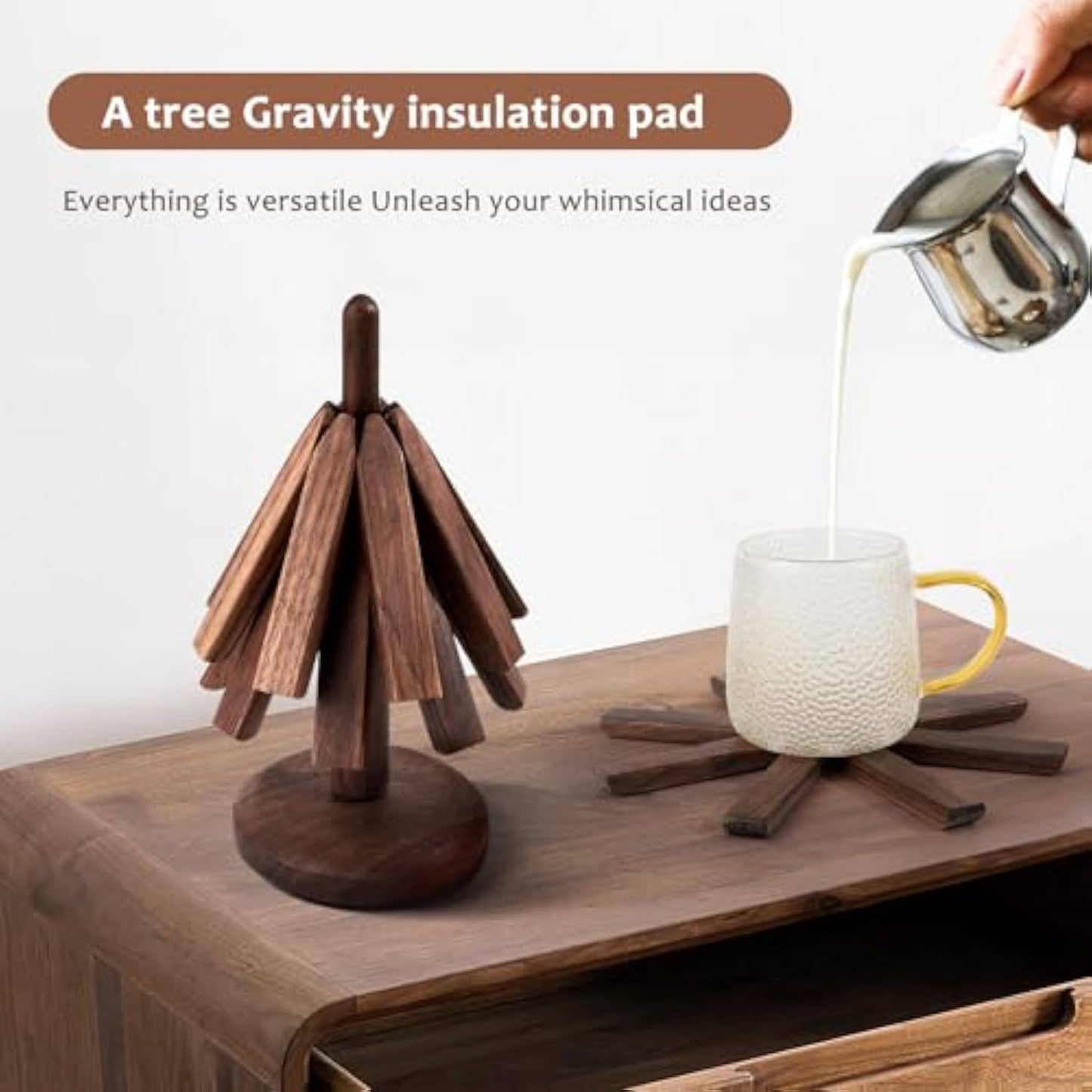 Pine Tree Heal lnsulation Coasters Set