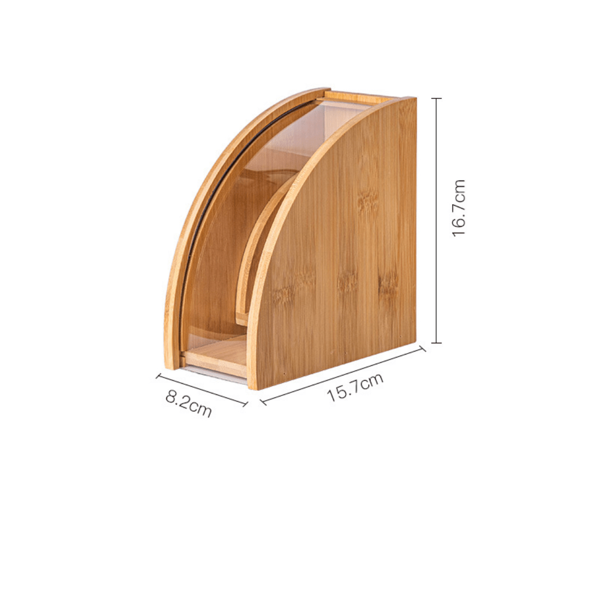 Handcrafted Wooden Coffee Filter Storage Rack - Keep Your Filters Organized and Dust-Free! - EaseWoo