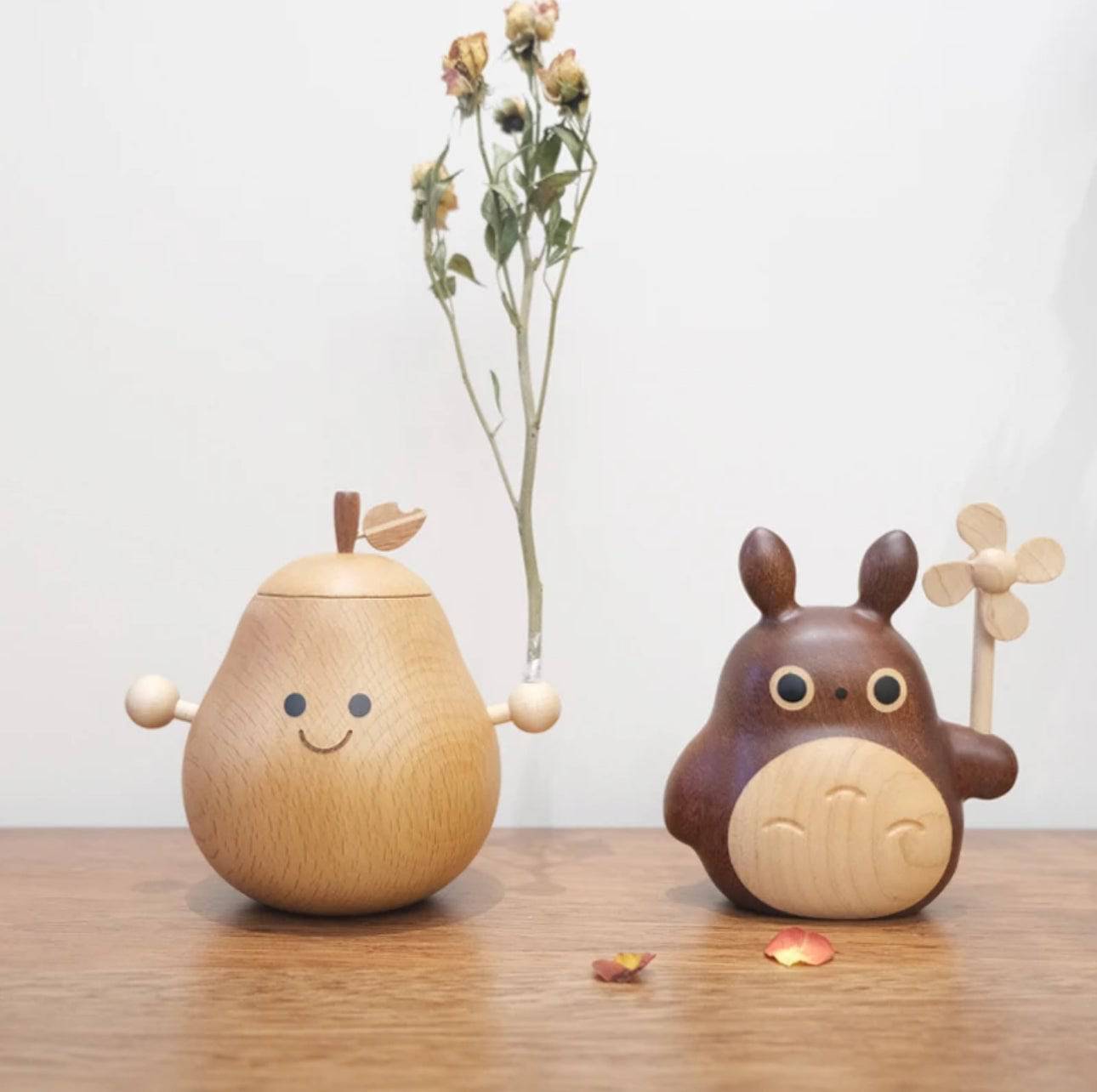 Hug Pear--Fruit Elf Creative Flower Arrangement Desktop Vase--Home Office Decoration - EaseWoo