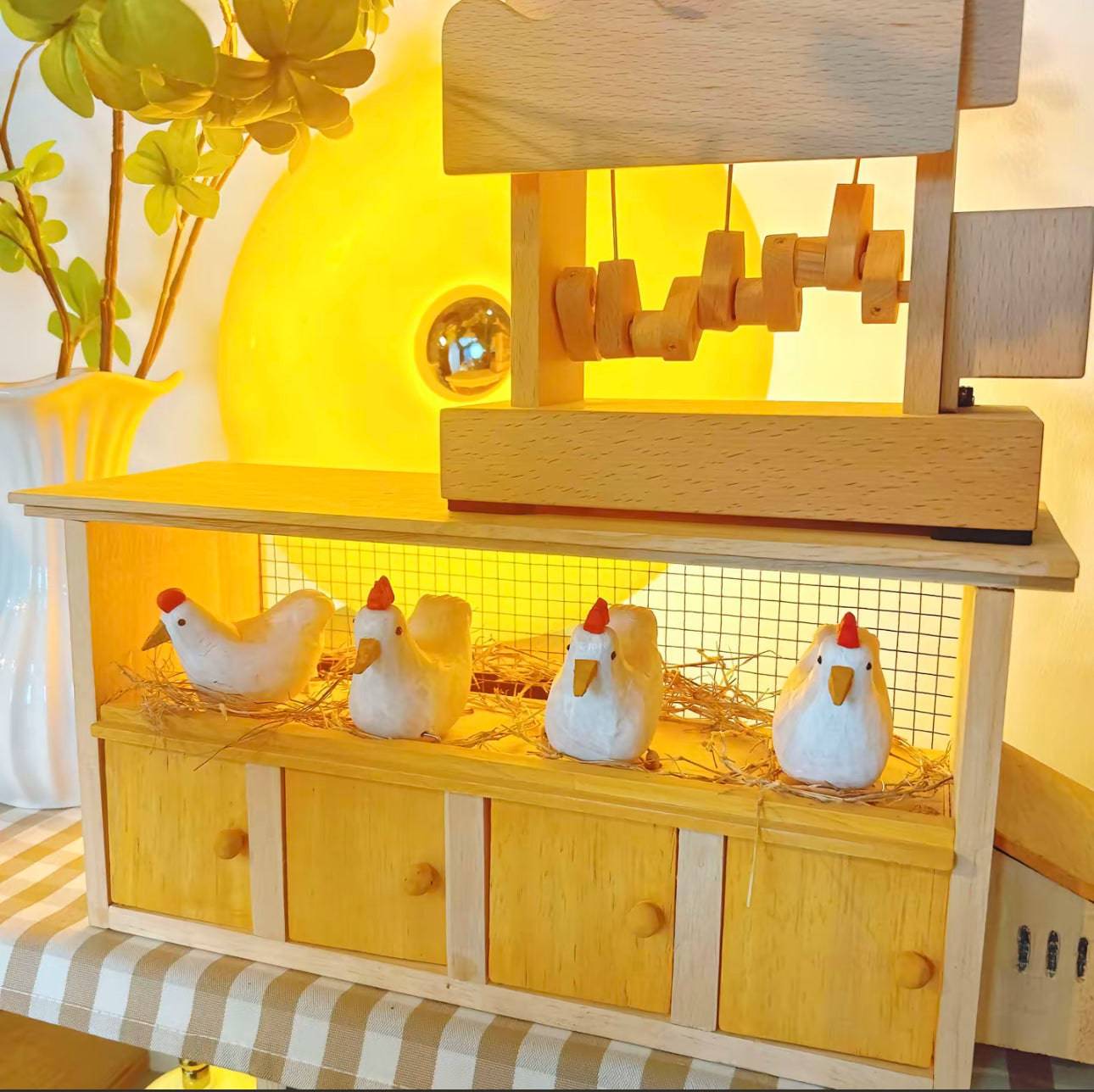 Original DIY Handmade Wooden Chicken Coop - EaseWoo