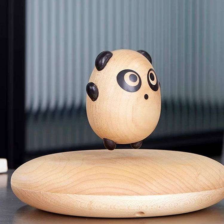 Original Handmade Wooden Craft Levitating Panda - EaseWoo
