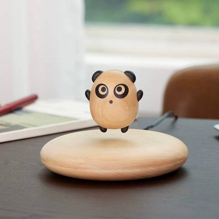 Original Handmade Wooden Craft Levitating Panda - EaseWoo