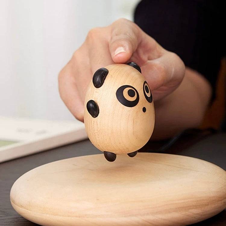 Original Handmade Wooden Craft Levitating Panda - EaseWoo