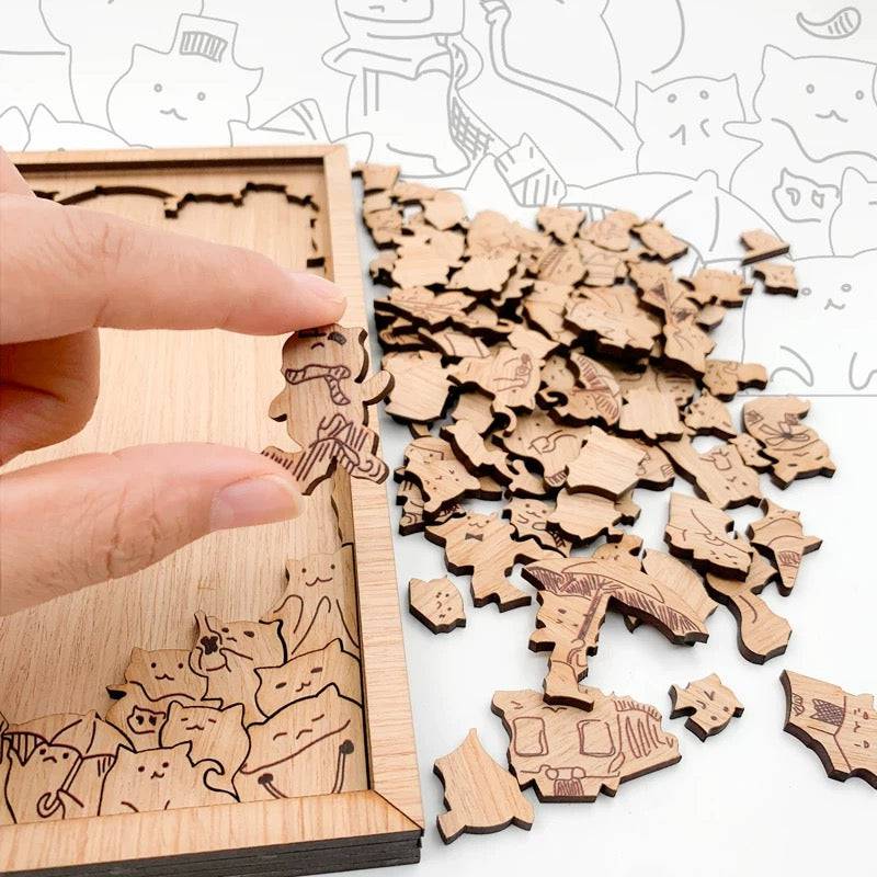Magnetic Wooden Animal Puzzle Also Double As A  Home Decor - EaseWoo