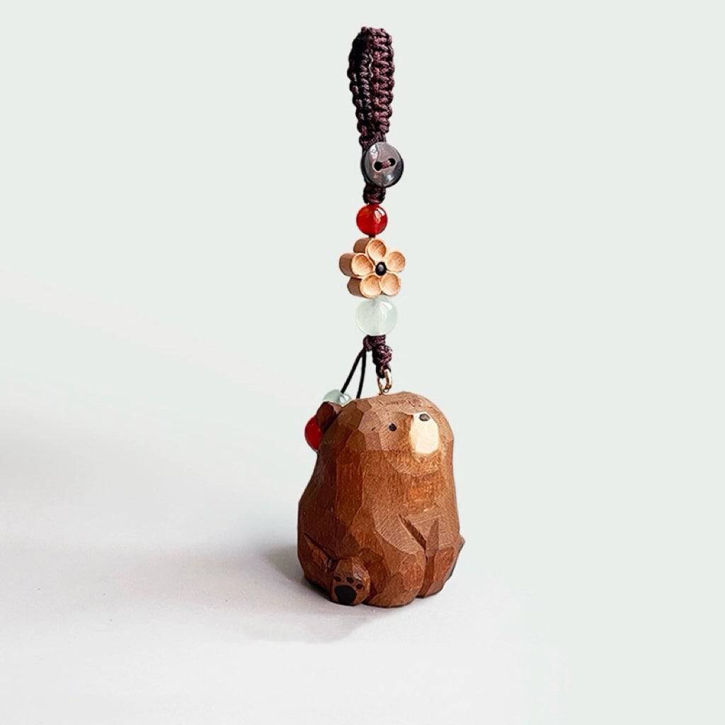 Hand-carved Small Animals Keychain - EaseWoo