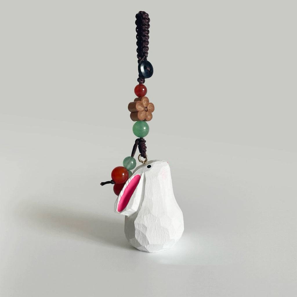 Hand-carved Small Animals Keychain - EaseWoo