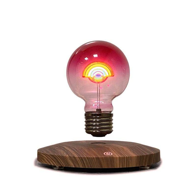 Original Anti-gravity Wood Levitating Rainbow Bulb - EaseWoo