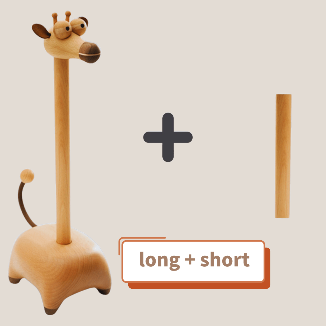 Giraffe Family with Scarves - EaseWoo