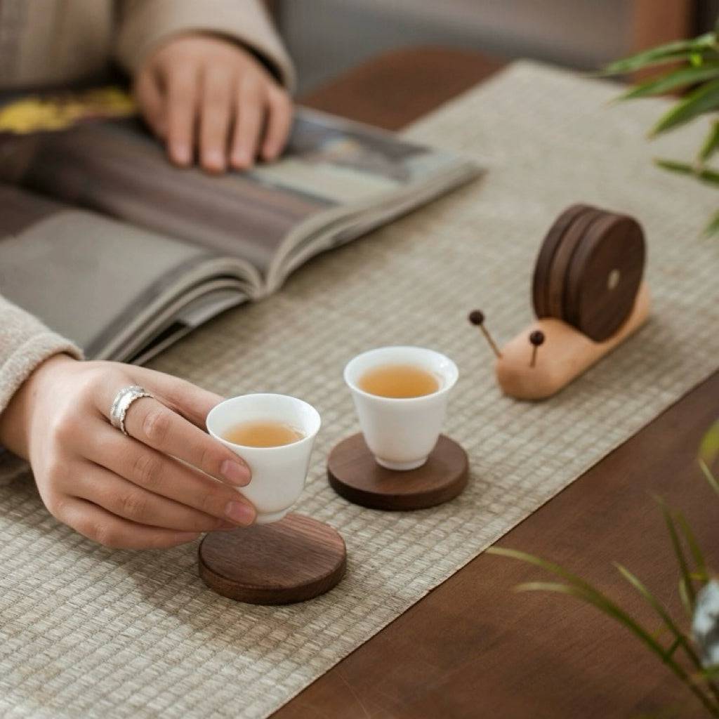 Handcrafted Multipurpose Wooden Coasters - EaseWoo