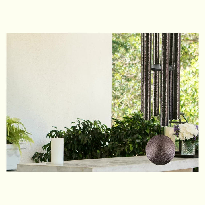 Bamboo Wind Chime — Warm Wooden Tone
