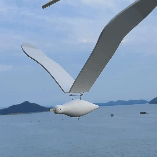 Original Handmade Wooden Craft Seagulls Pendant - A Unique and Eco-Friendly Gift for Your Loved Ones - EaseWoo